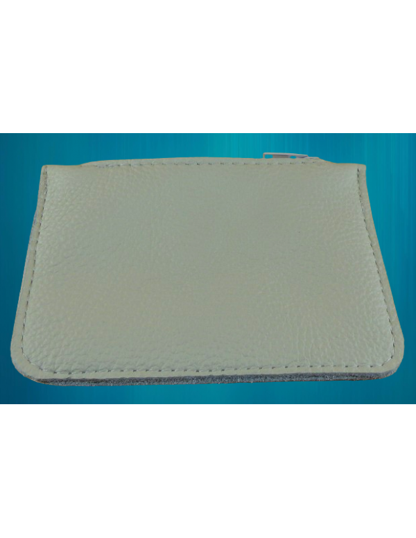 Etui à chapelet - Cuir véritable - blanc