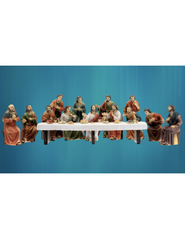 The Last Supper - 3,5 in (9 cm) resin figurines