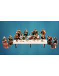 The Last Supper - 3,5 in (9 cm) resin figurines