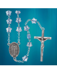 Rosary with beads in the shape of blue stars.