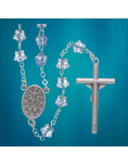 Blue star rosary with Fatima bookmark