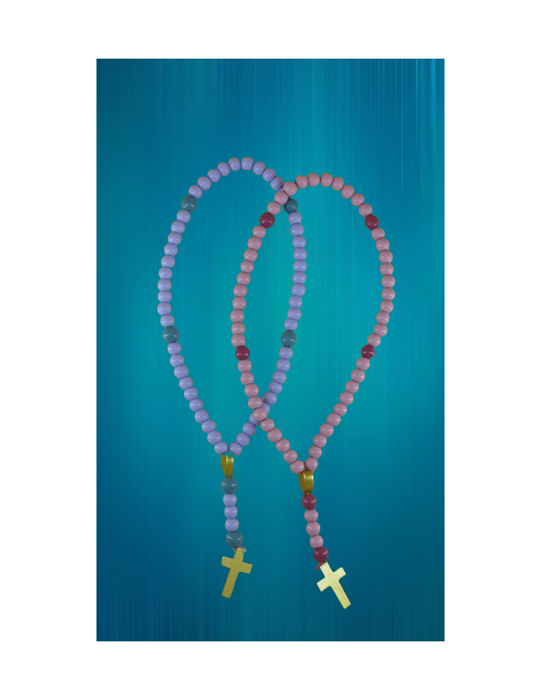 Wooden rosary - Large grain