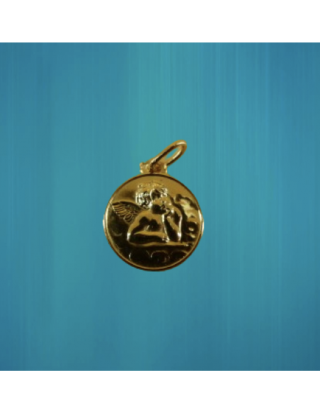 Médaille Ange - Plaqué or
