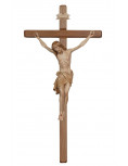 Crucifix avec Christ en bois sculpté