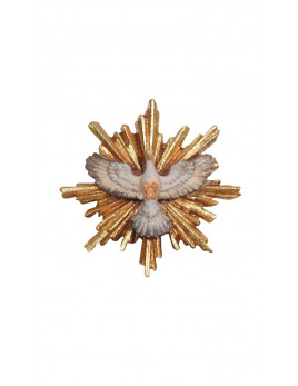 Saint-Esprit en bois sculpté et peint, avec coffret cadeau 2