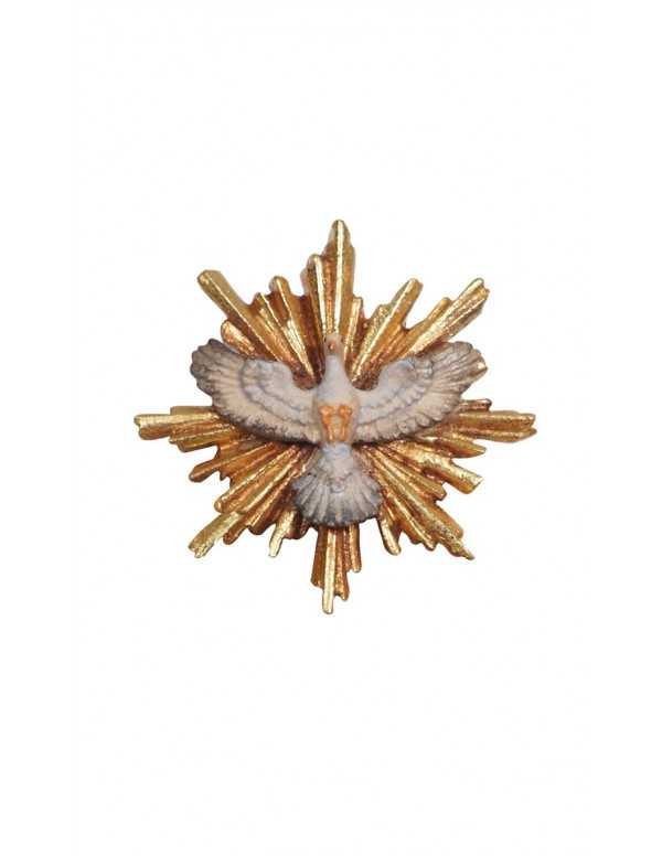 Saint-Esprit en bois sculpté et peint, avec...