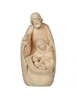 Wooden statue of the Holy Family