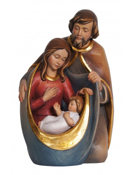 Hand painted statue of the Holy Family