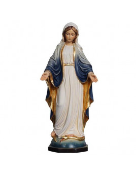 Painted wooden statue of the Miraculous Virgin