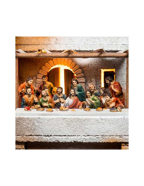 The Last Supper - 3,5 in (9 cm) resin figurines