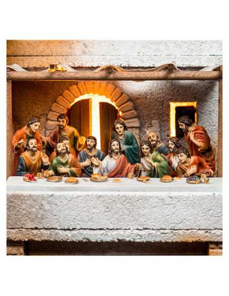 The Last Supper - 3,5 in (9 cm) resin figurines