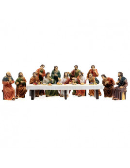 Cène - Figurines en résine de 9 cm