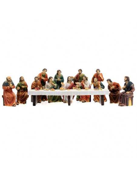 Cène - Figurines en résine de 9 cm