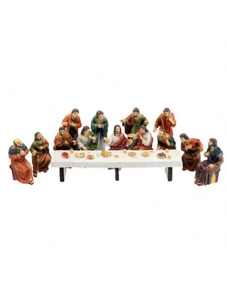 The Last Supper - 3,5 in (9 cm) resin figurines