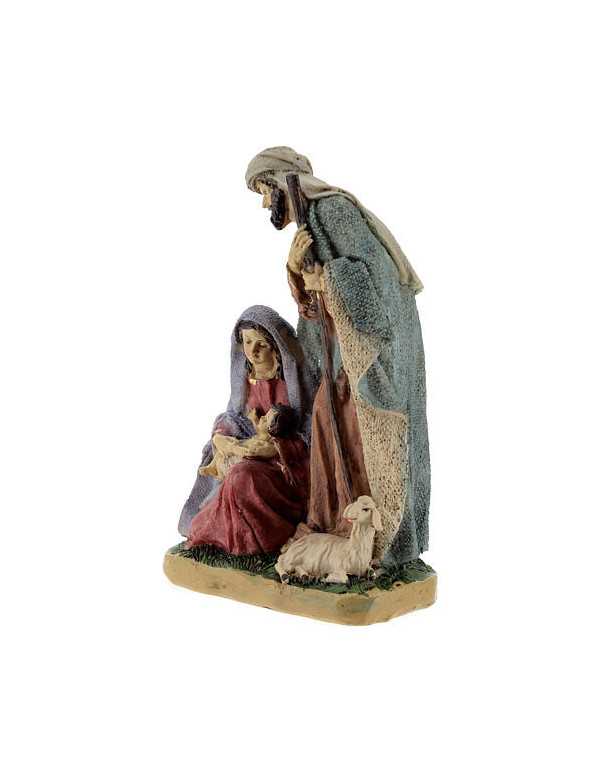 Nativité - Résine colorée 20 cm