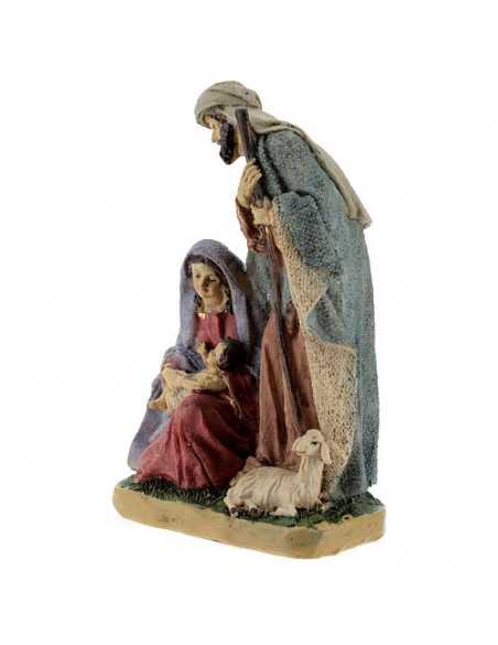 Nativité - Résine colorée 20 cm