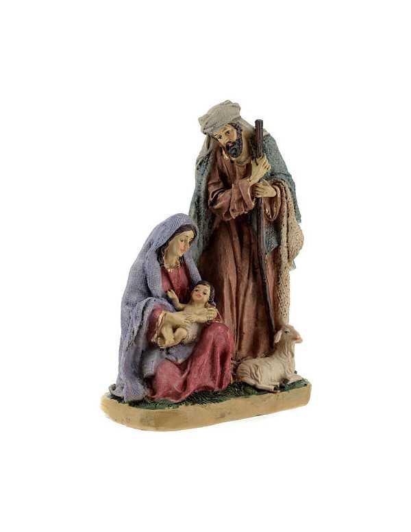 Nativité - Résine colorée 20 cm