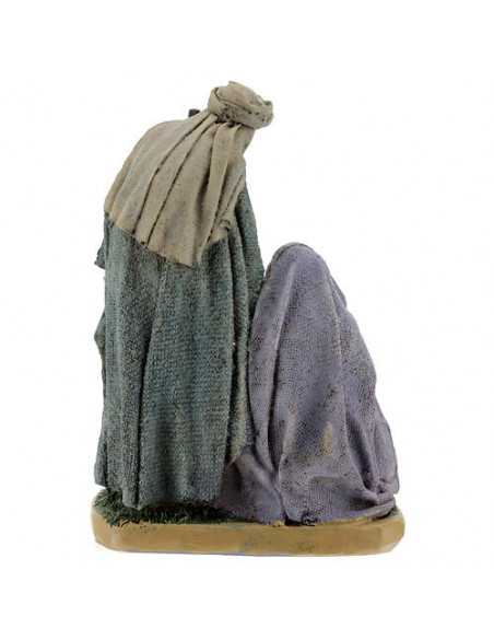 Nativité - Résine colorée 20 cm