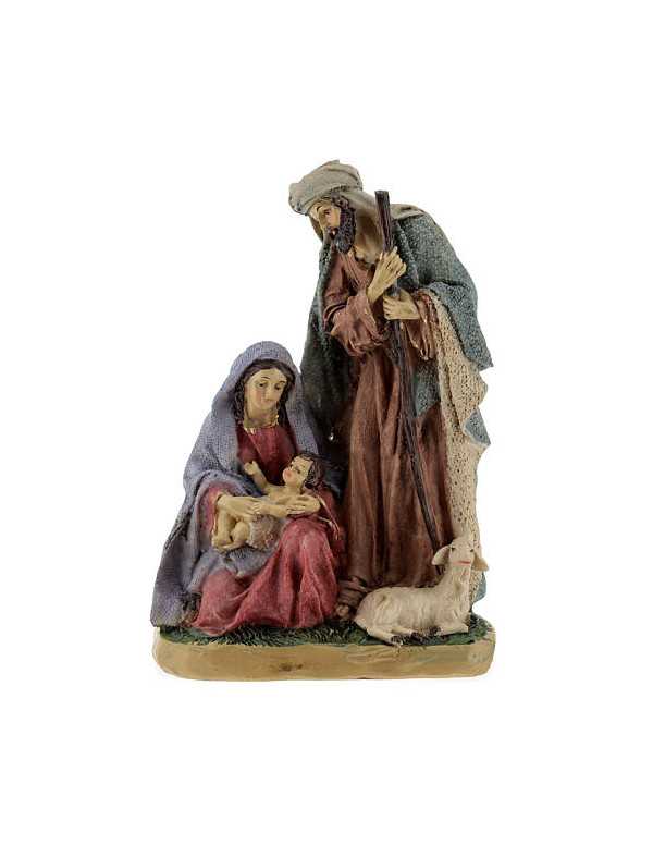 Nativité - Résine colorée 20 cm