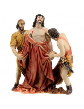 Figurines de Jésus dépouillé de ses vêtements