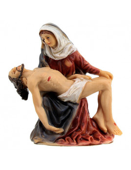 Figurine en résine de Jésus remis à sa mère.