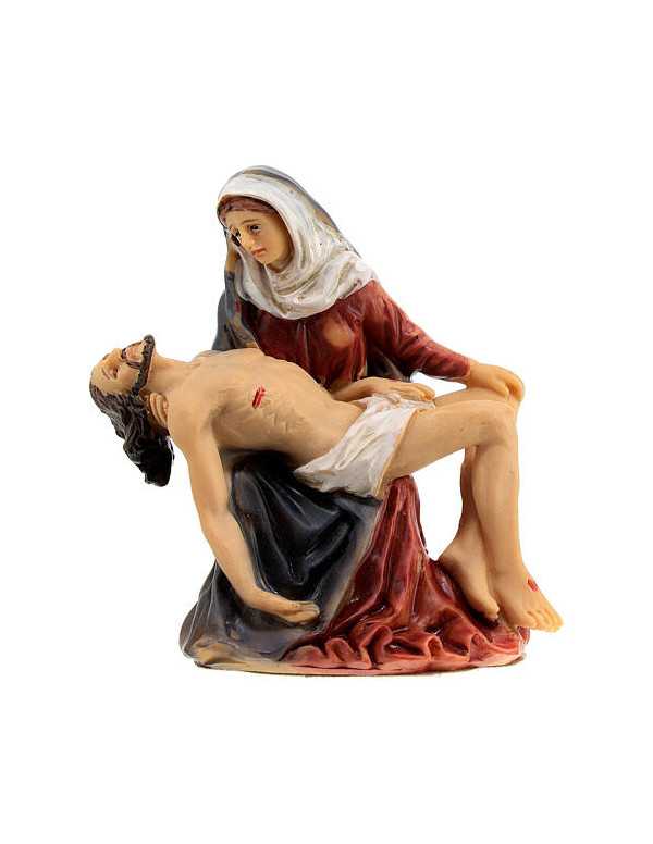 Figurine en résine de Jésus remis à sa mère.