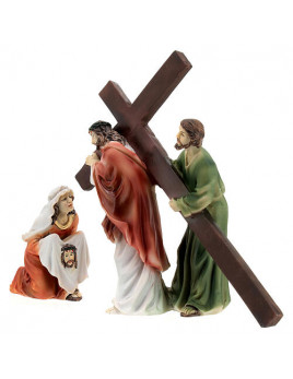 Santons en résine, Jésus sur le Chemin de Croix 2