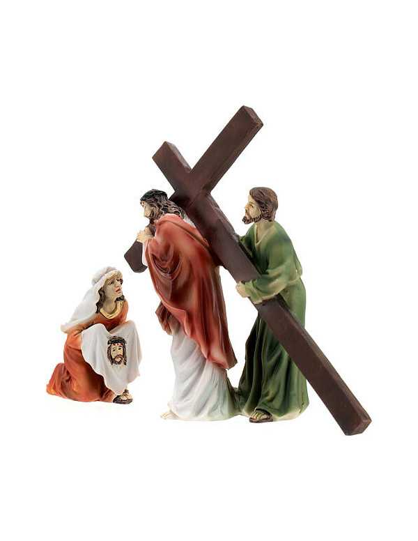 Jésus portant sa Croix - Figurines en résine