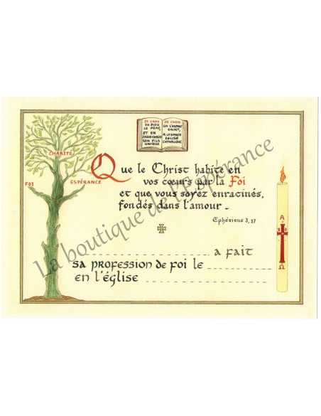 Carnet de vie chrétienne enluminure