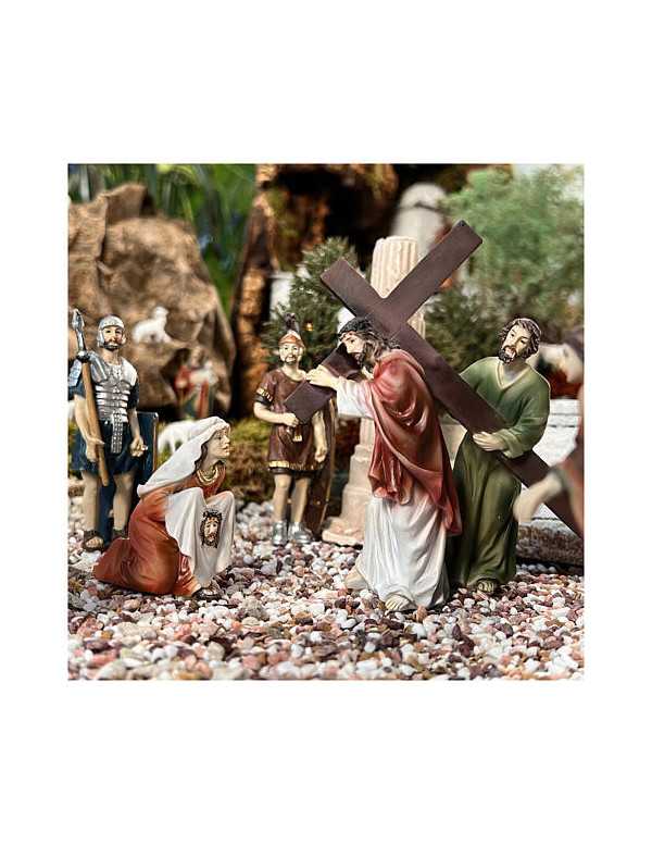 Jésus portant sa Croix - Figurines en résine
