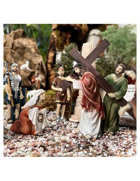 Jésus portant sa Croix - Figurines en résine