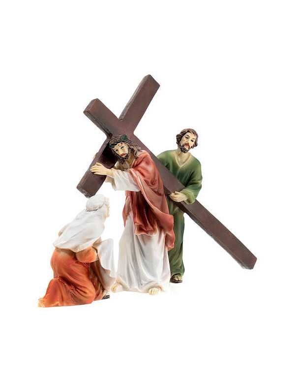 Jésus portant sa Croix - Figurines en résine