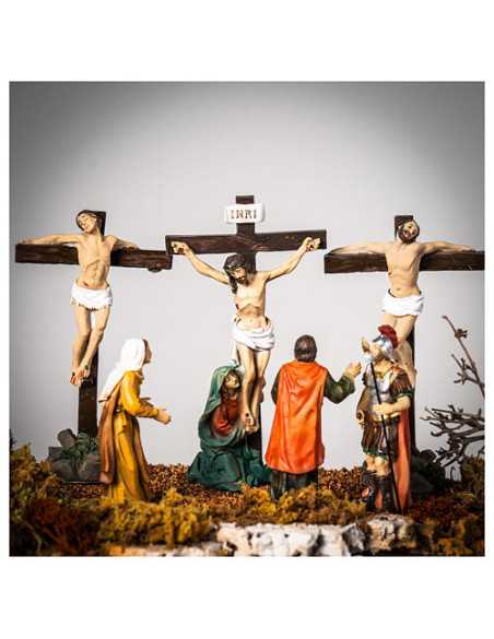 Crucifixion sur le Calvaire - Figurines en résine