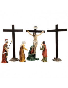 Crucifixion sur le Calvaire - Figurines en résine 2
