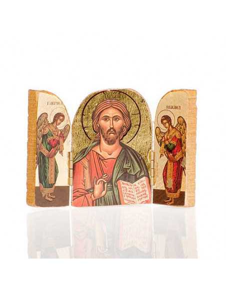 Petit triptyque du Christ pantocrator