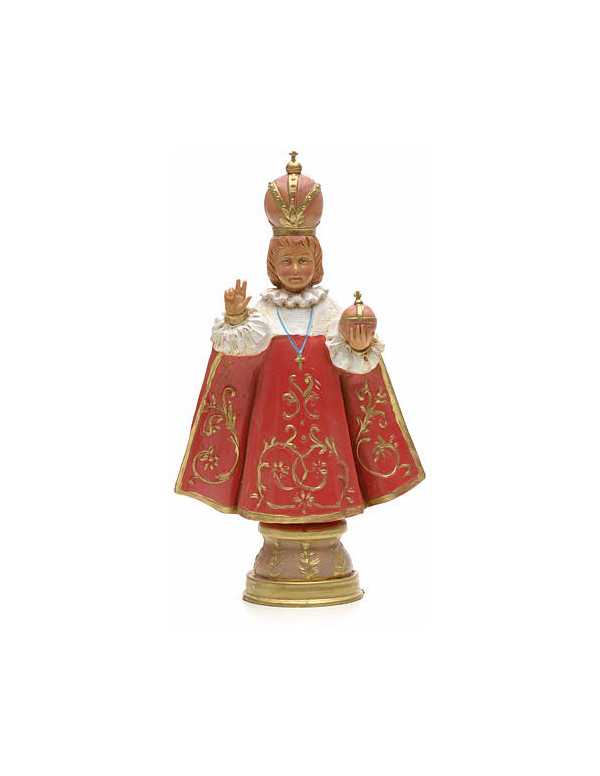 Statue de l'Enfant Jésus de Prague. 18 cm