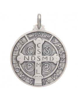 Médaille Saint Benoît en argent 2