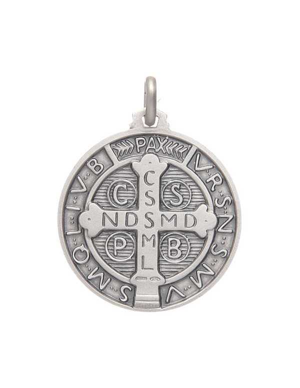 Médaille Saint Benoît en argent