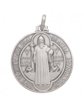 Médaille Saint Benoît en argent