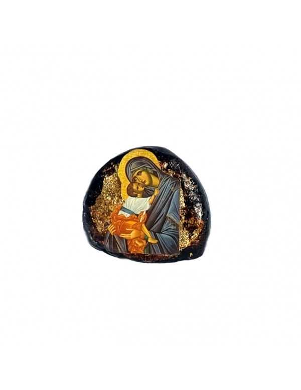 Vierge de Vladimir - bleue