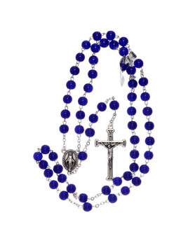 copy of Chapelet en verre bleu-violet 2