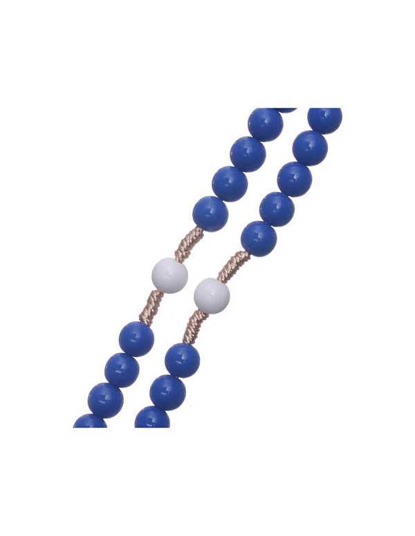 Chapelet bleu et blanc enfant