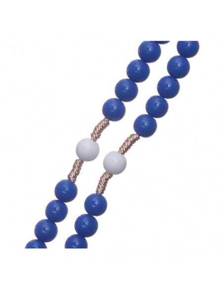 Chapelet bleu et blanc enfant