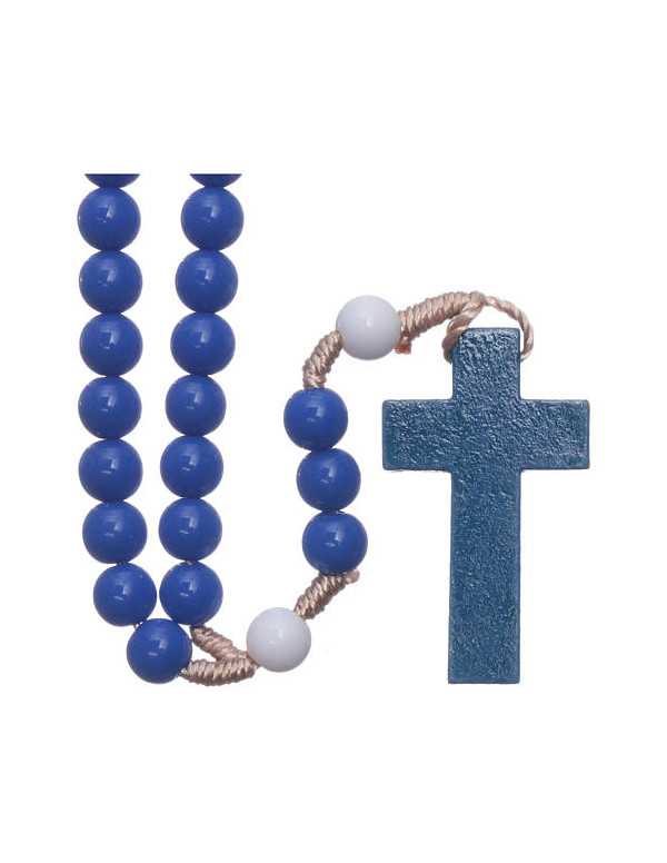Chapelet bleu enfant