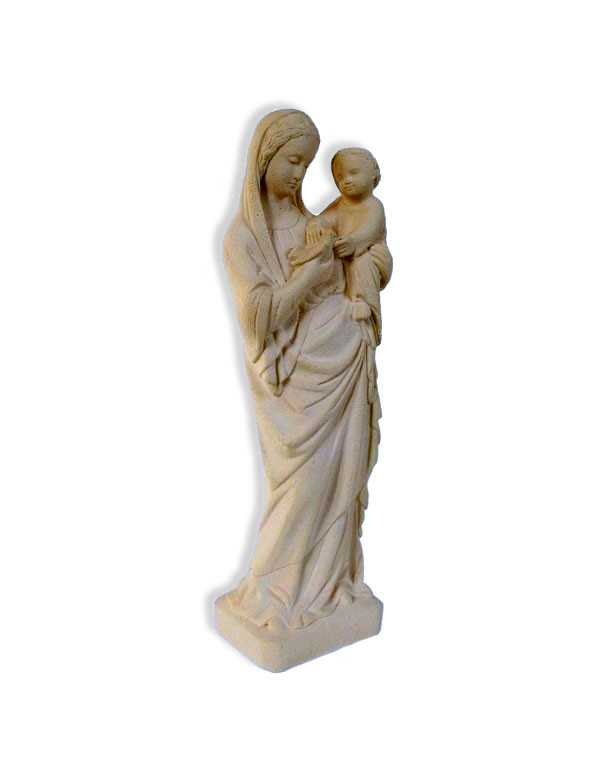 Statue Vierge à l'oiseau