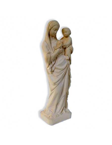 Statue Vierge à l'oiseau