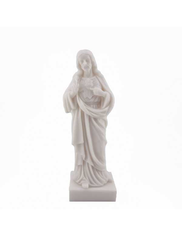 Statue Sacré-Cœur - albâtre
