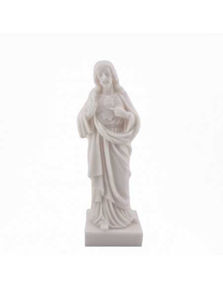 Statue Sacré-Cœur - albâtre
