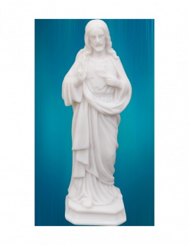 Statue Sacré-Cœur - albâtre 2
