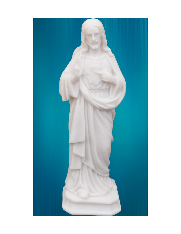 copy of Sacred-Heart Statue - gold alabaster